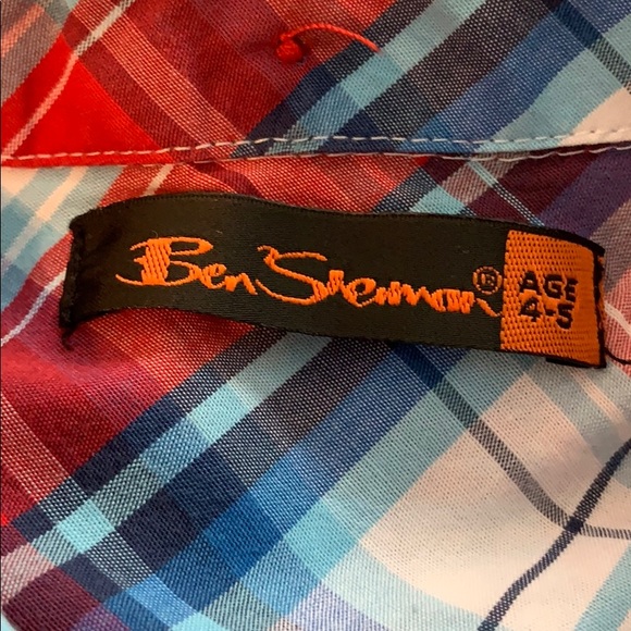 EUC Bundle of 2 Ben Sherman shirts, size 4-5 boys - Picture 5 of 9